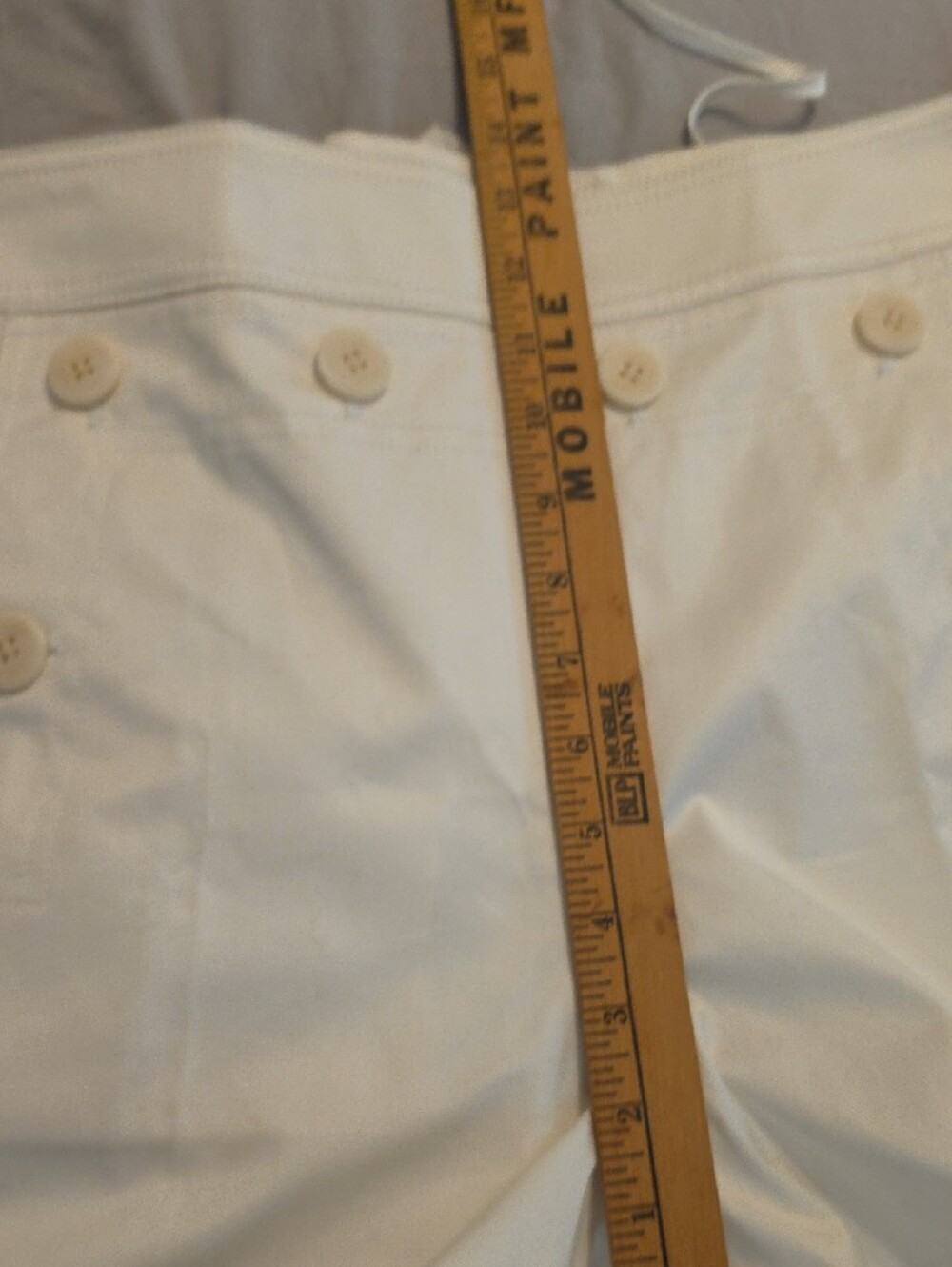 Brooks Brothers White Button-Front Bermuda Shorts - Picture 14 of 14